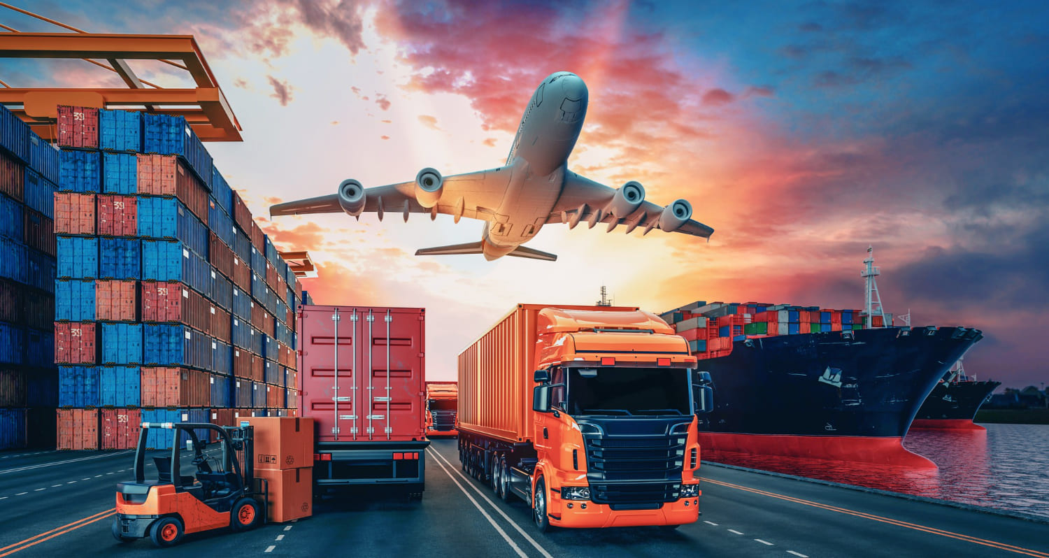 transportation-logistics-container-cargo-ship-cargo-plane-3d-rendering-illustration transportation-logistics-container-cargo-ship-cargo-plane-3d-rendering-illustration